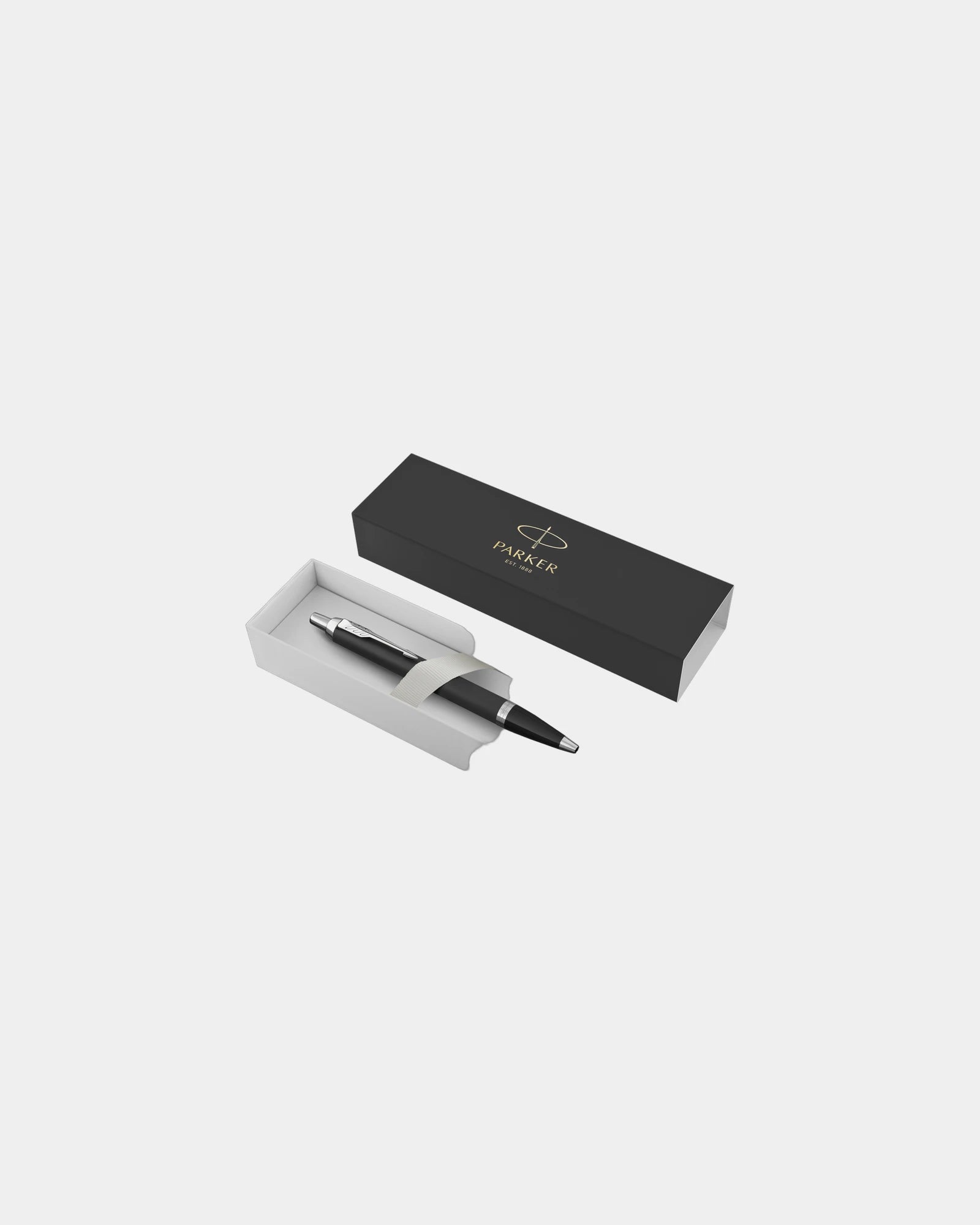 Stylo bille laiton Parker IM à personnaliser - Noir Mat