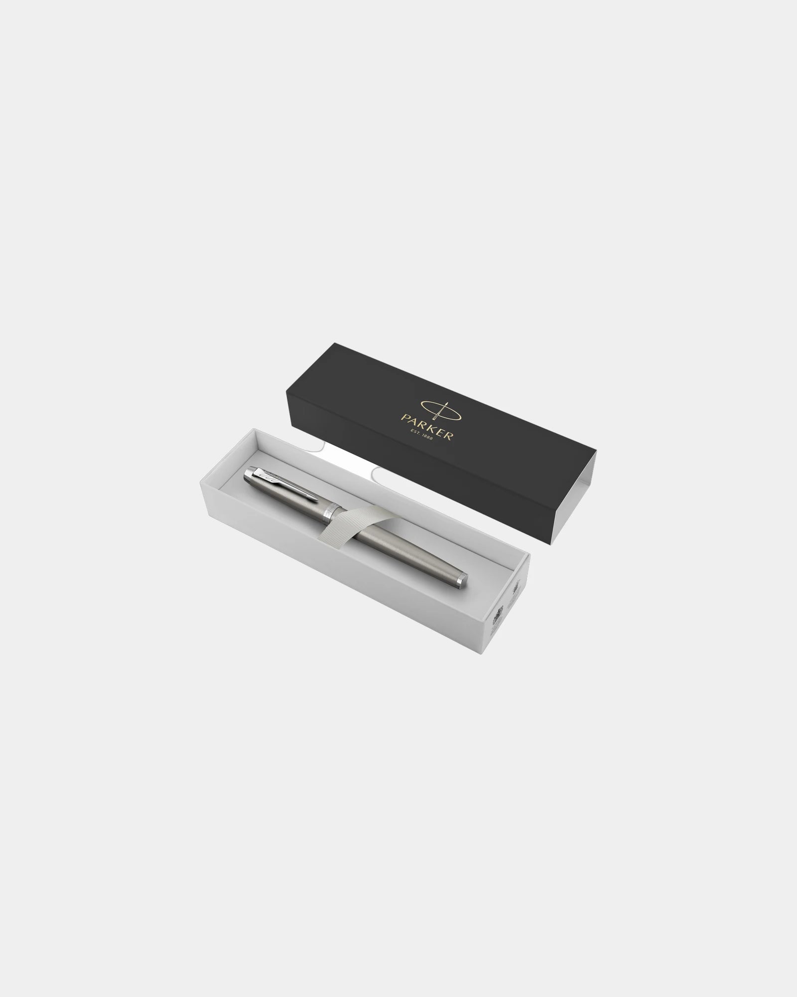 Stylo roller laiton Parker IM à personnaliser - Argent