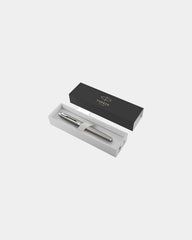 Stylo roller laiton Parker IM à personnaliser - Argent