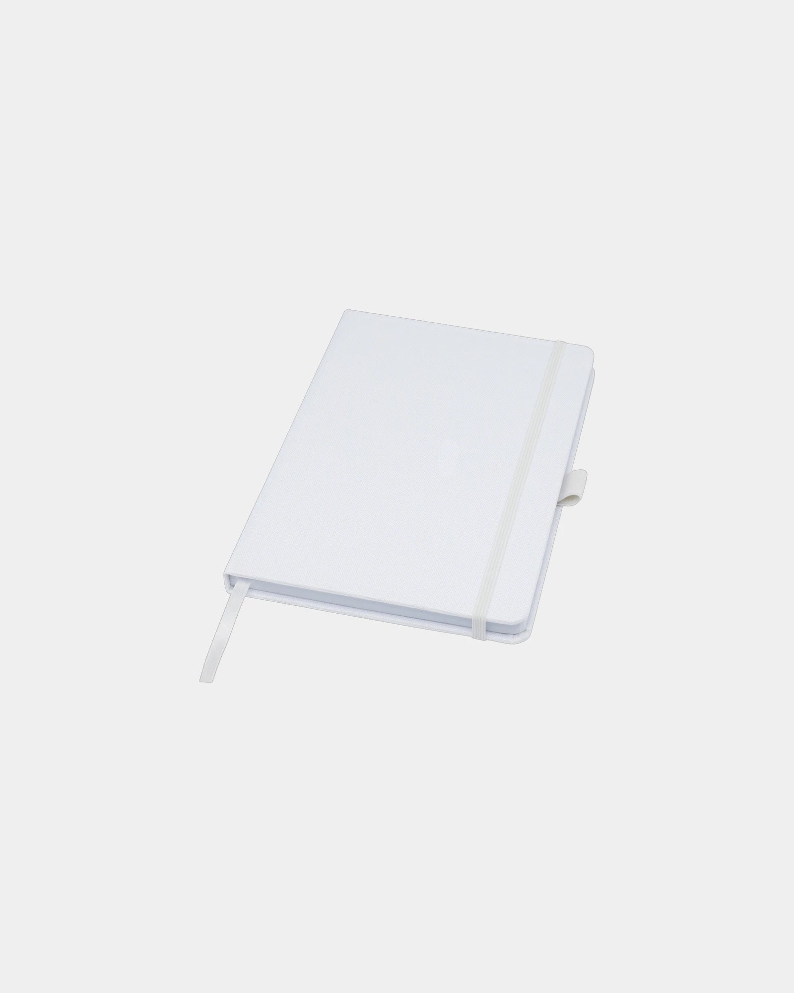 Carnet A5 en papier recyclé à personnaliser - Blanc