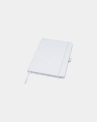 Carnet A5 en papier recyclé à personnaliser - Blanc