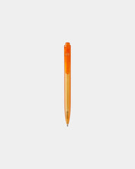 Stylo bille plastique recyclé Thalaasa à personnaliser - Orange