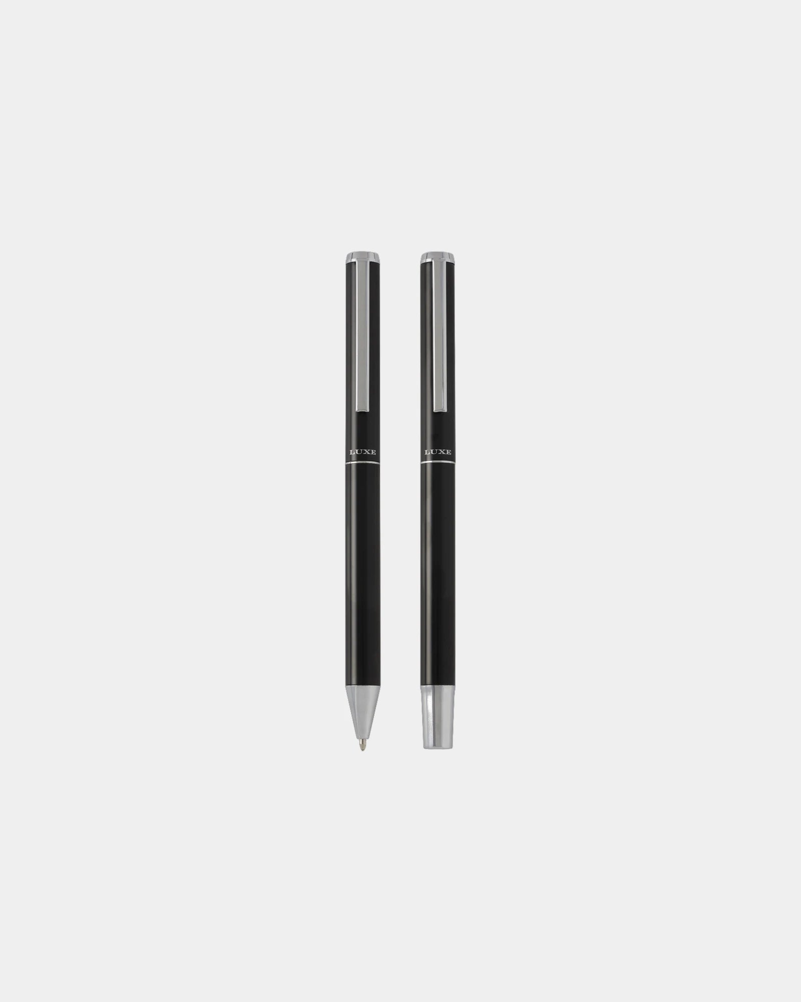Ensemble-cadeau stylo bille et roller aluminium recyclé à personnaliser - 5