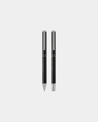Ensemble-cadeau stylo bille et roller aluminium recyclé à personnaliser - 5