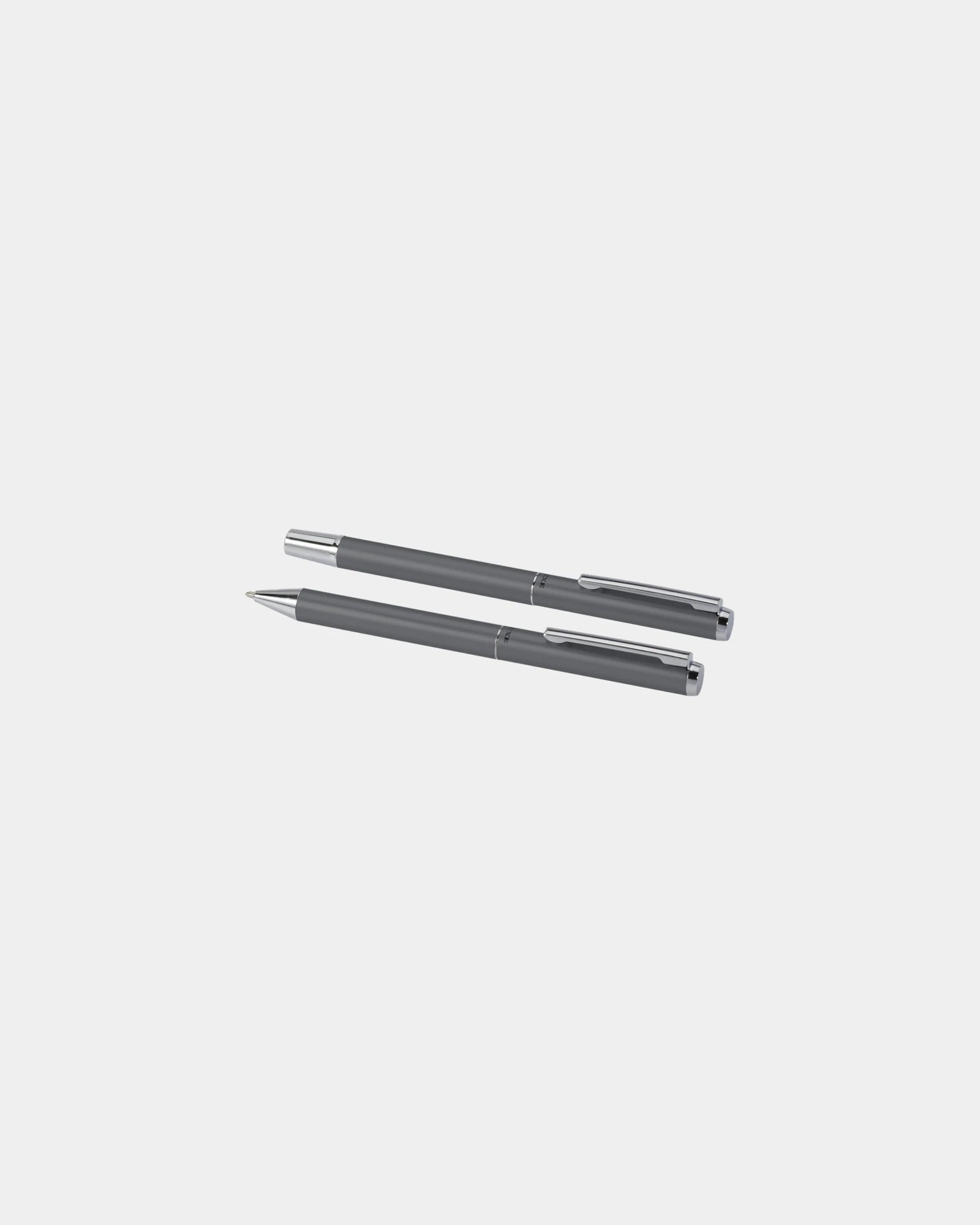 Ensemble-cadeau stylo bille et roller aluminium recyclé à personnaliser - 4