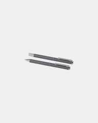 Ensemble-cadeau stylo bille et roller aluminium recyclé à personnaliser - 4