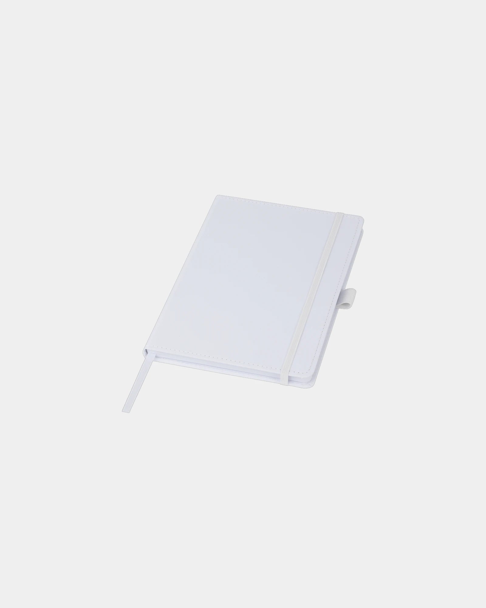 Carnet en plastique recyclé Thalaasa à personnaliser - Blanc
