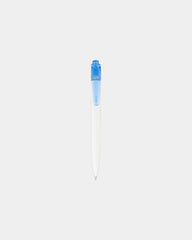 Stylo bille plastique recyclé Thalaasa à personnaliser - Bleu Translucide