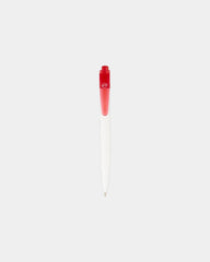 Stylo bille plastique recyclé Thalaasa à personnaliser - Rouge Translucide