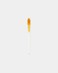 Stylo bille plastique recyclé Thalaasa à personnaliser - Orange Translucide