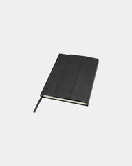 Carnet à couverture rigide PU recyclé Alejandra A5 - Noir