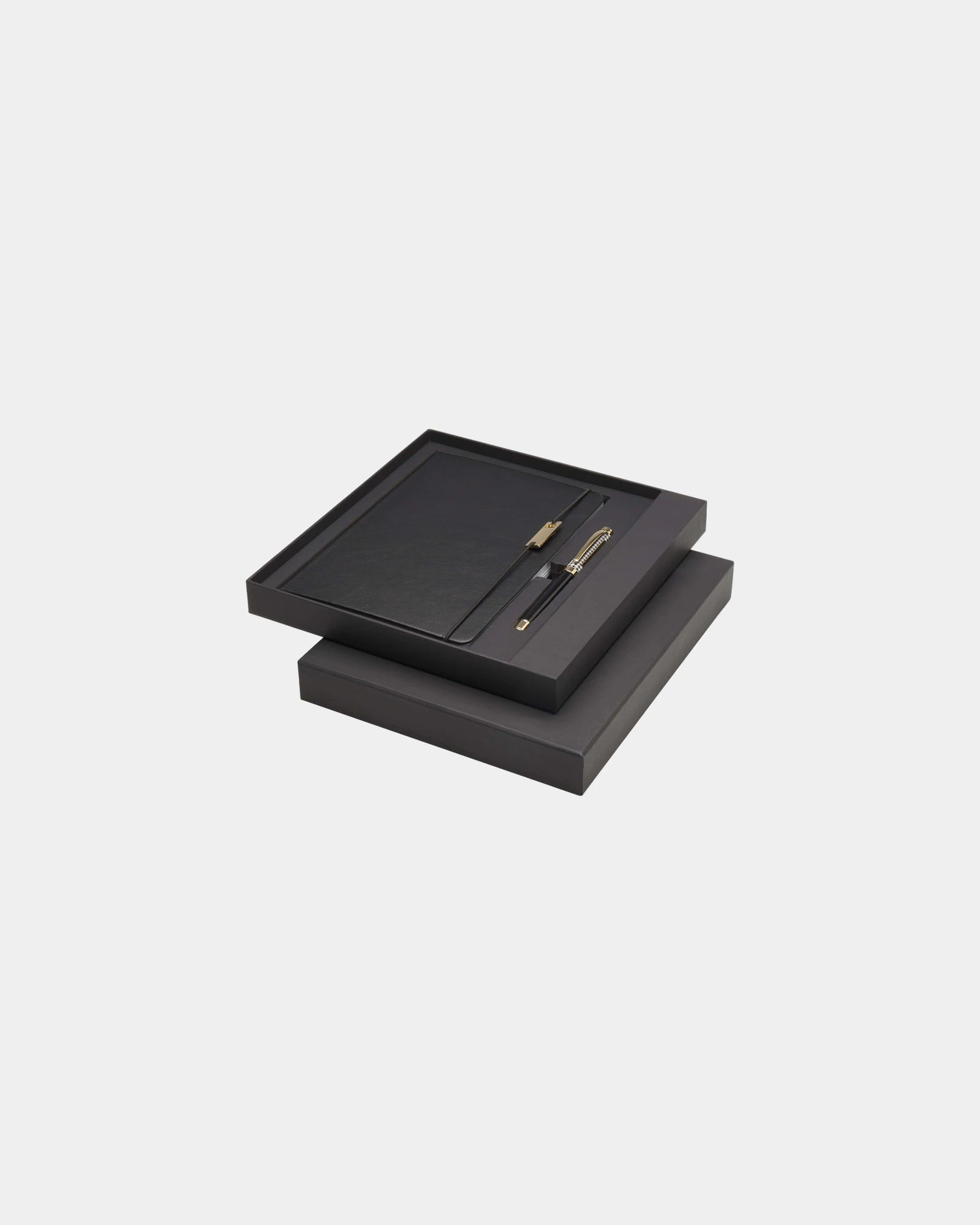Ensemble Legato carnet A5 et stylos à personnaliser - Noir