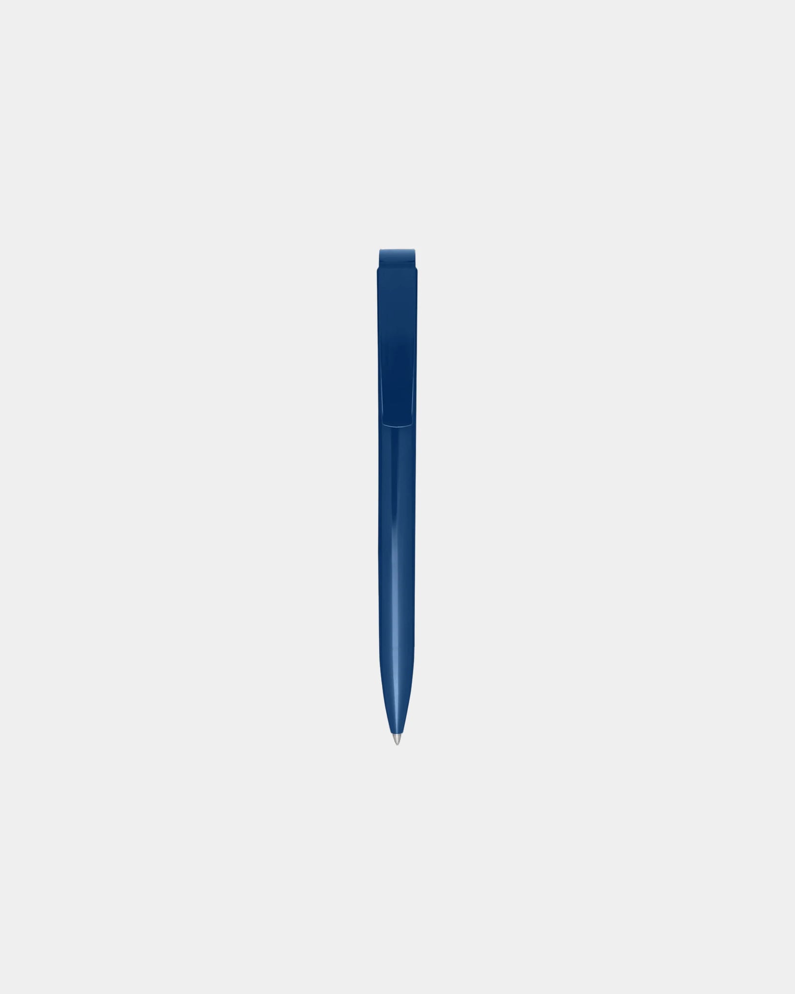 Stylo bille plastique recyclé Lucia à personnaliser - Bleu