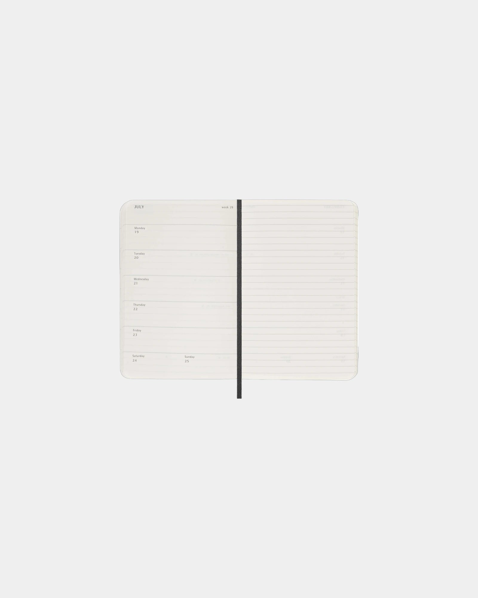 Agenda de poche hebdomadaire Moleskine à personnaliser - 3
