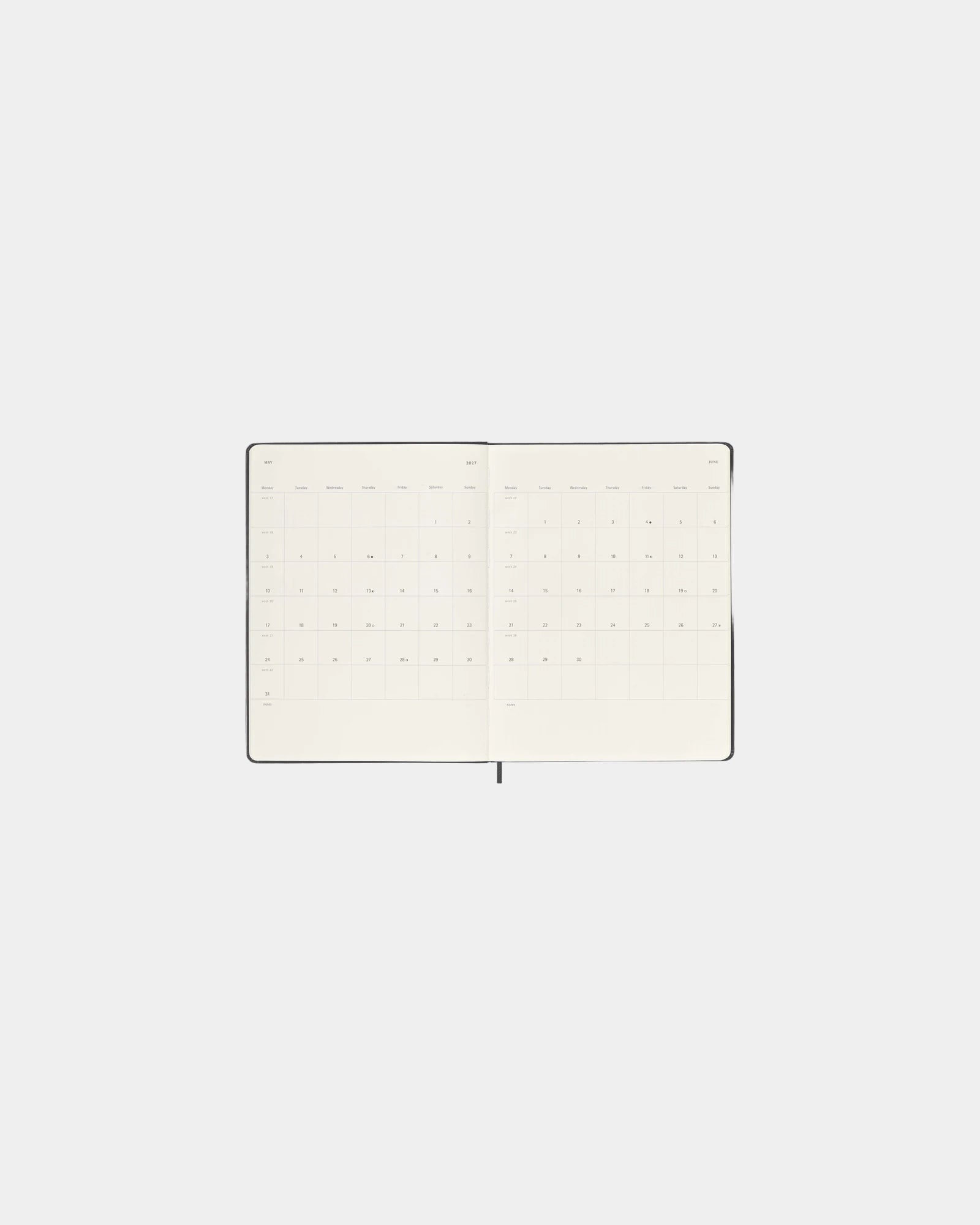 Agenda XL hebdomadaire Moleskine à personnaliser - 4