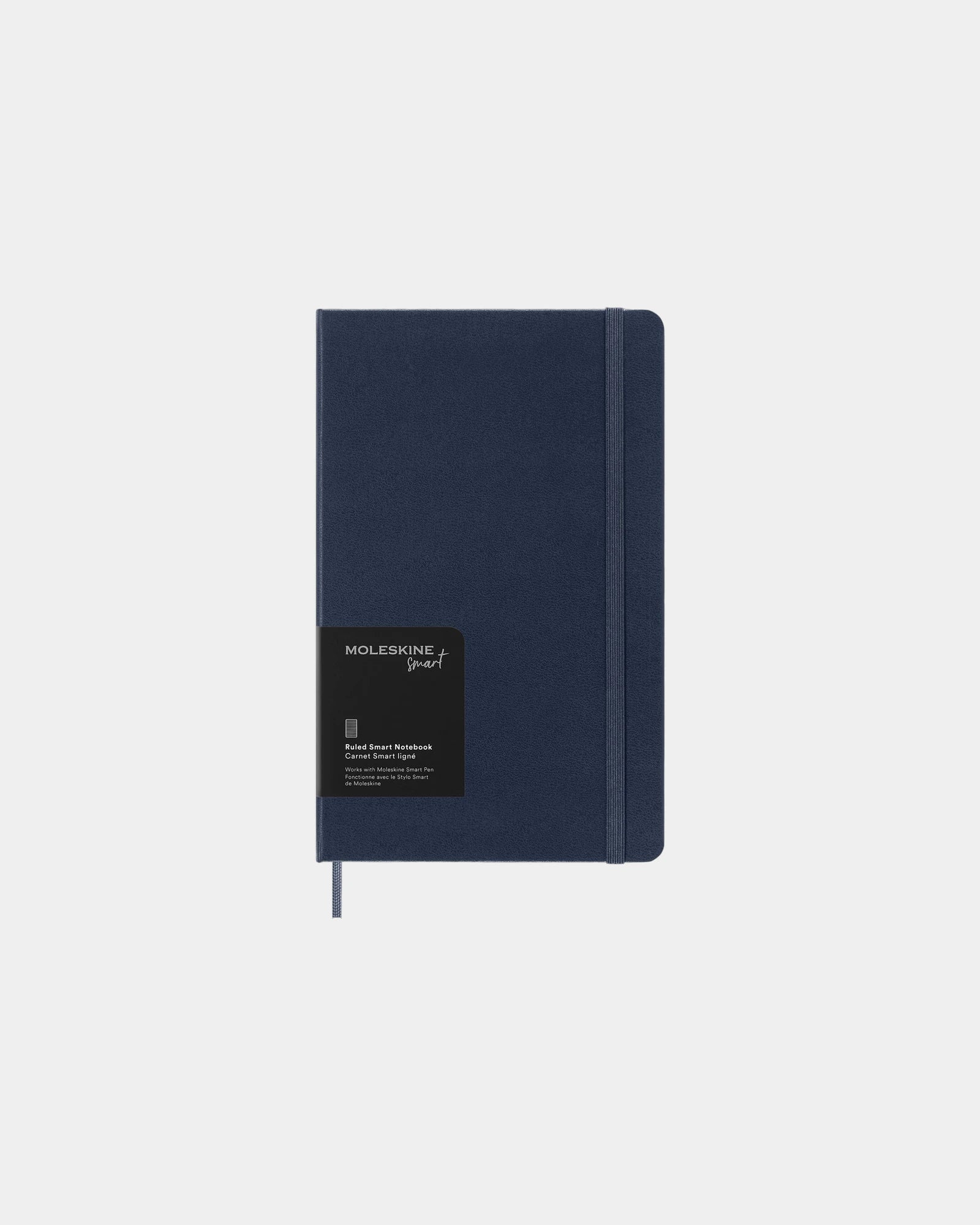Carnet ligné papier certifié FSC Moleskine Smart à personnaliser - Bleu