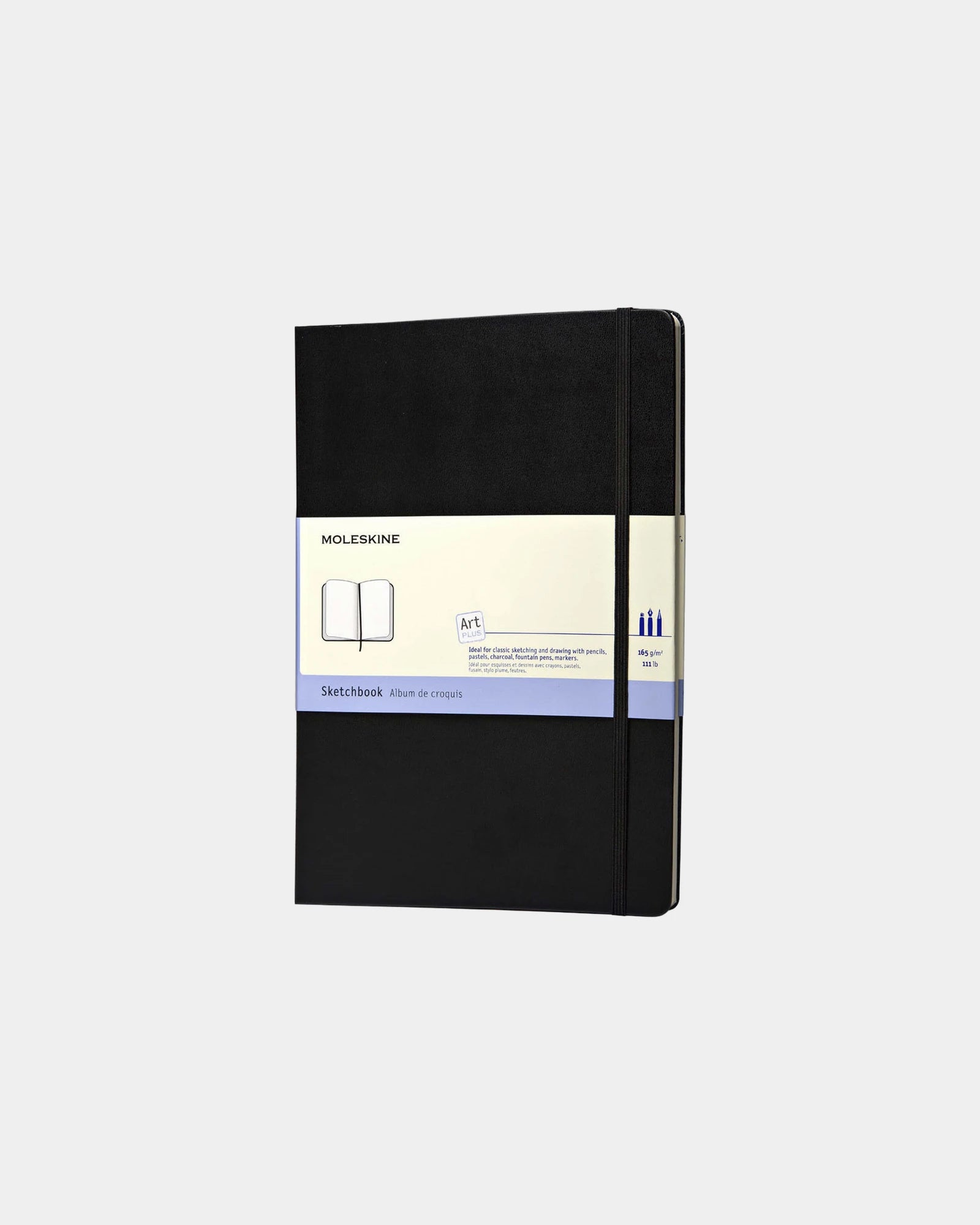 Carnet de croquis A4 Moleskine à personnaliser - Noir