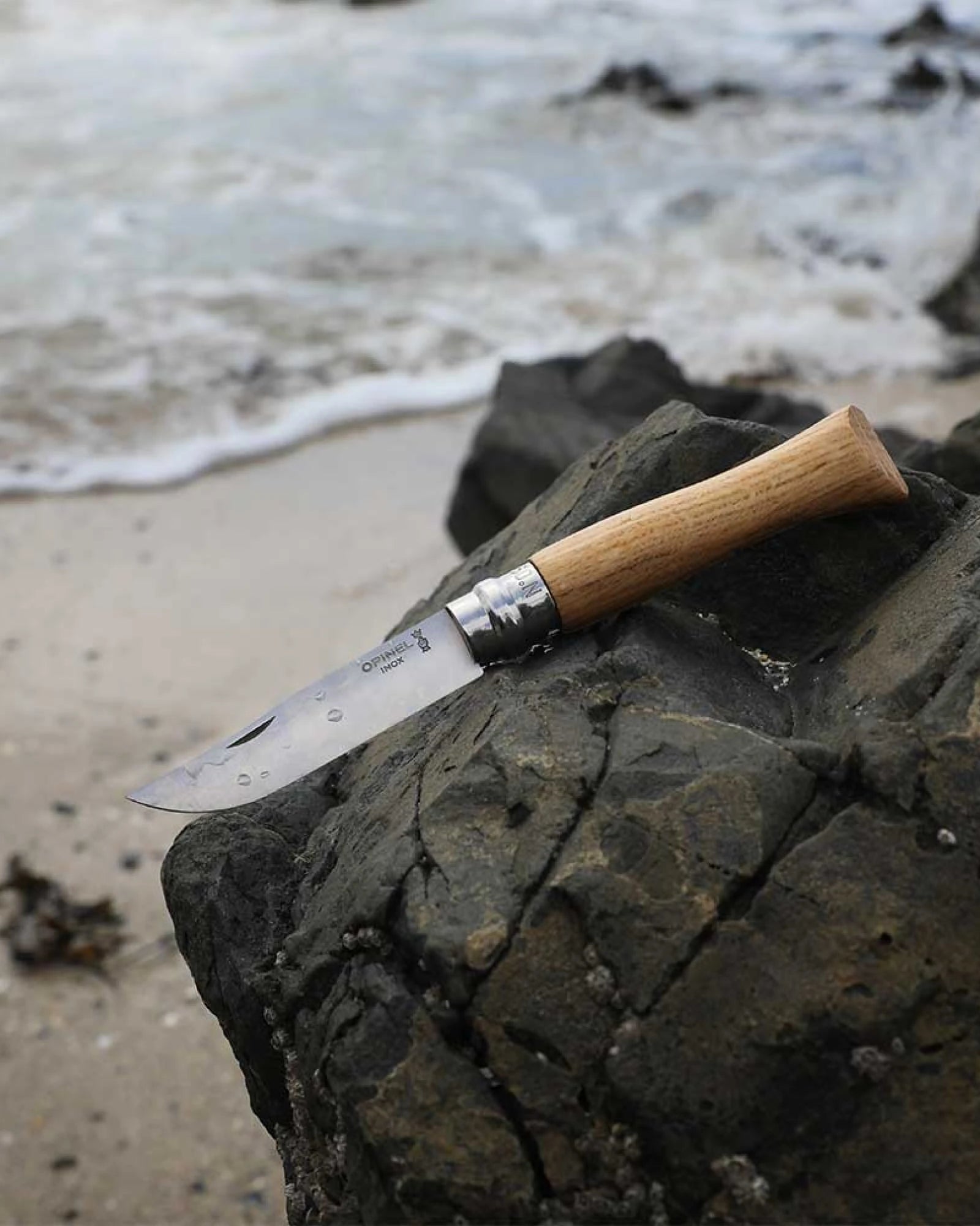 Couteau acier inoxydable Opinel N°09 Chêne à personnaliser - 3