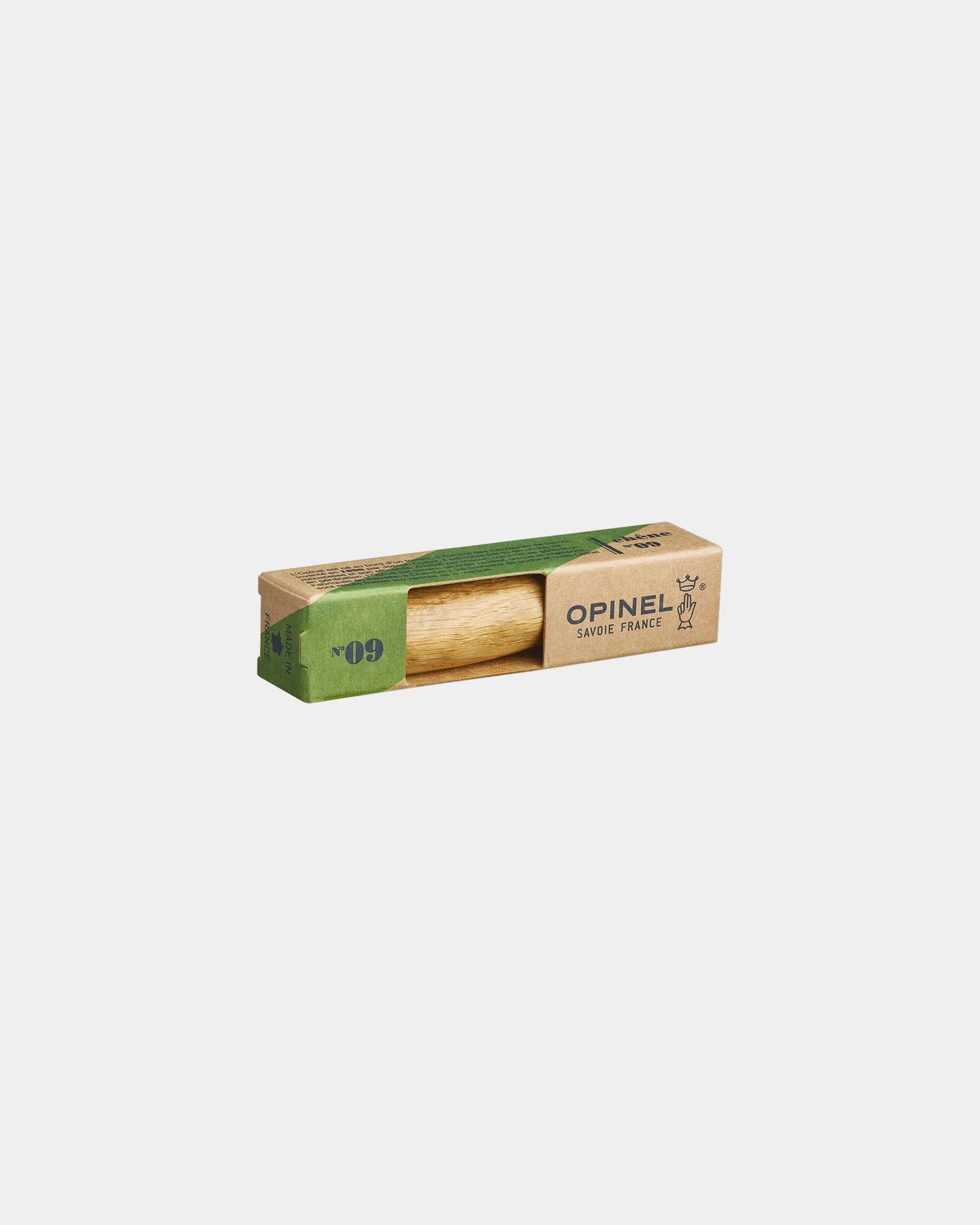 Couteau acier inoxydable Opinel N°09 Chêne à personnaliser - 2