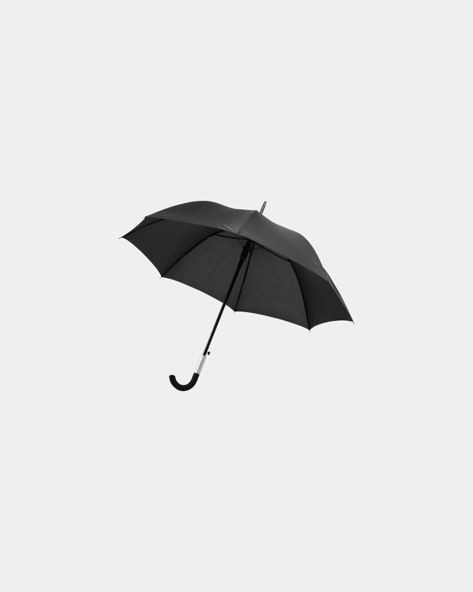 Parapluie automatique polyester Pongee 23" à personnaliser - Noir