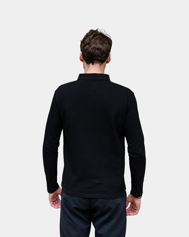Polo Homme manche longue à personnaliser - 3