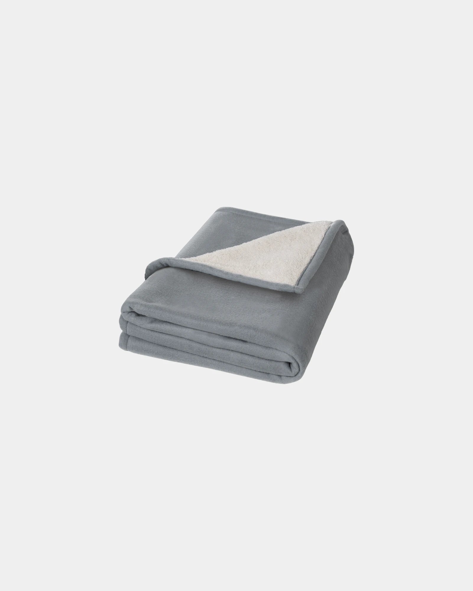 Plaid polaire sherpa douce Springwood à personnaliser - Gris