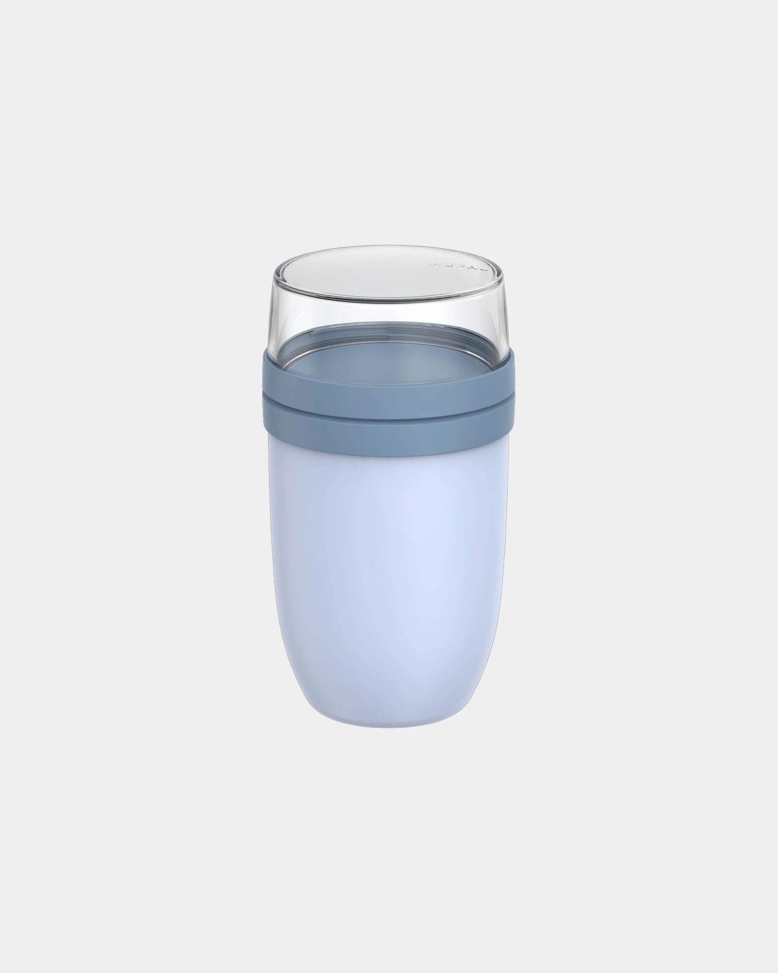 Pot repas isotherme 750+300 ml à personnaliser - Bleu