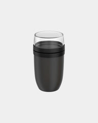 Pot repas isotherme 750+300 ml à personnaliser - Noir