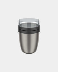 Lunch box isotherme acier inox 500ml à personnaliser - Noir
