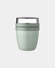 Lunch box plastique Mepal Ellipse 300+120 ml à personnaliser - Vert