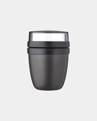 Lunch box plastique Mepal Ellipse 300+120 ml à personnaliser - Noir