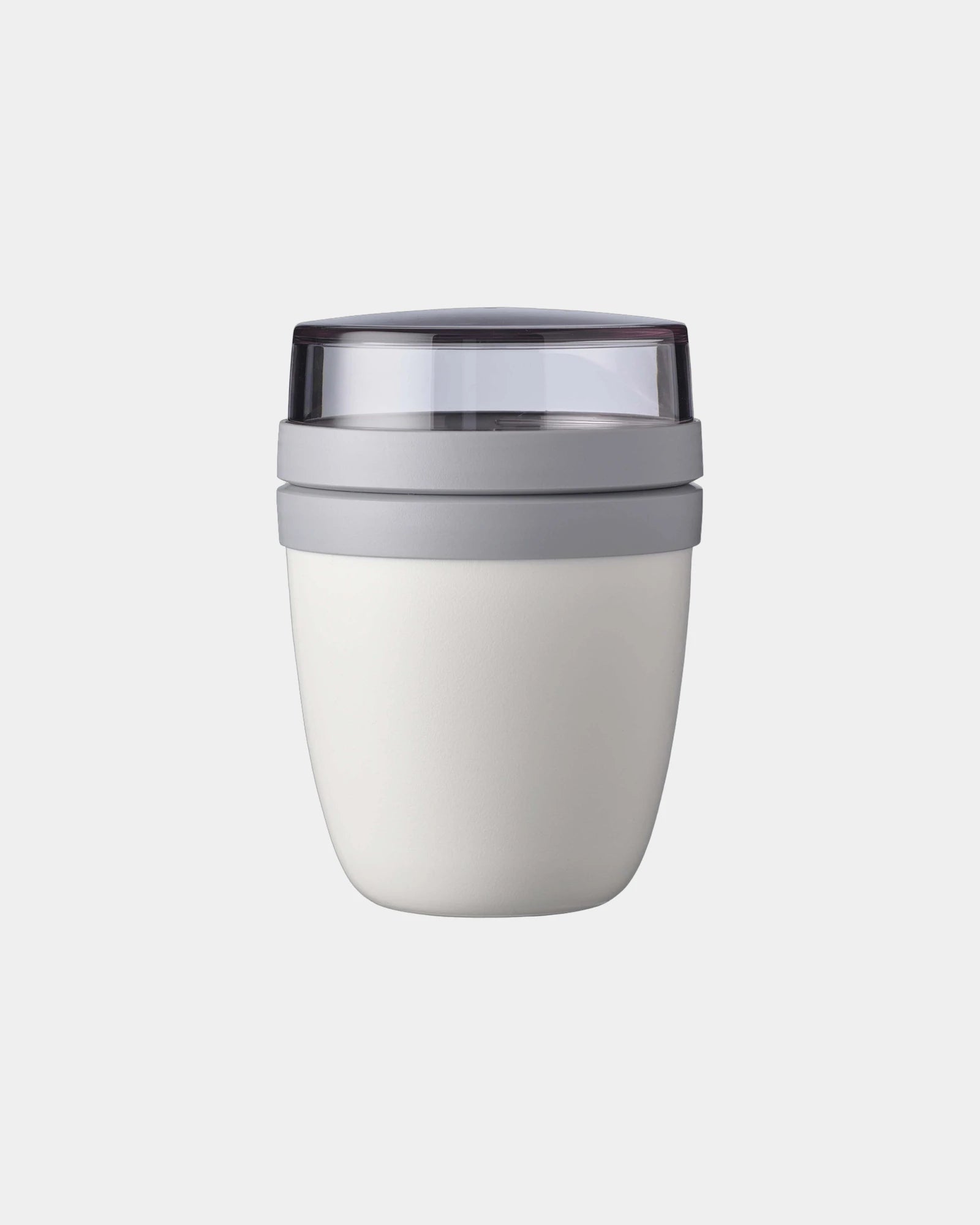 Lunch box plastique Mepal Ellipse 300+120 ml à personnaliser - Blanc