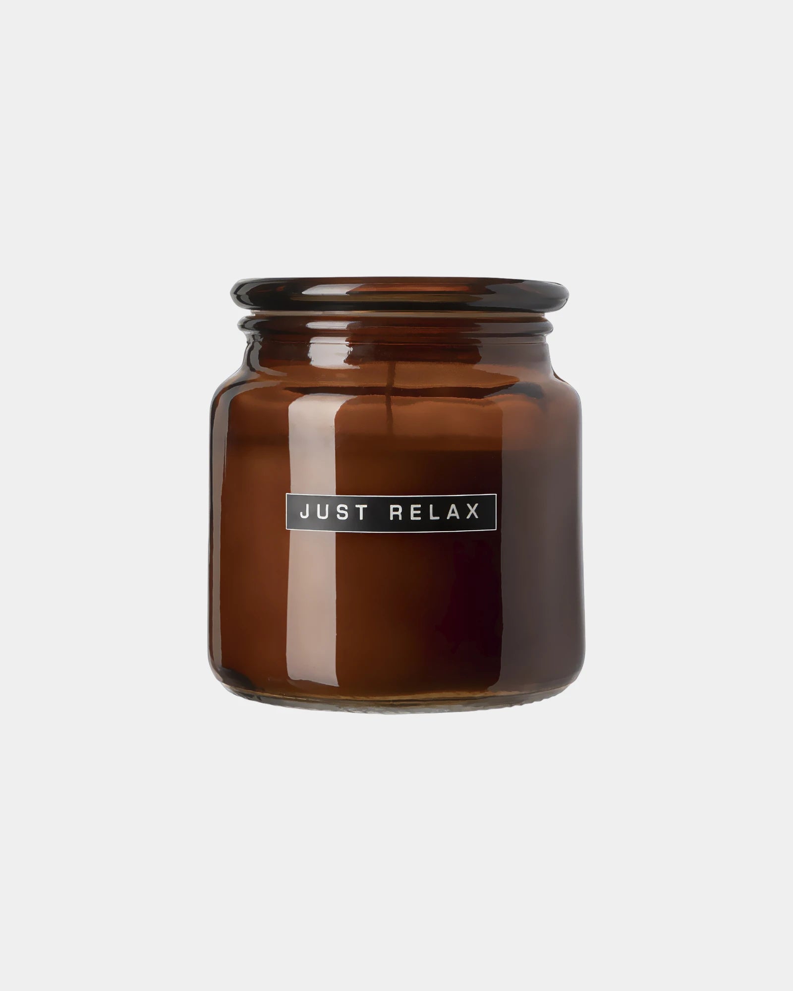 Bougie parfumée verre éco-responsable à personnaliser - Ambre Chiné