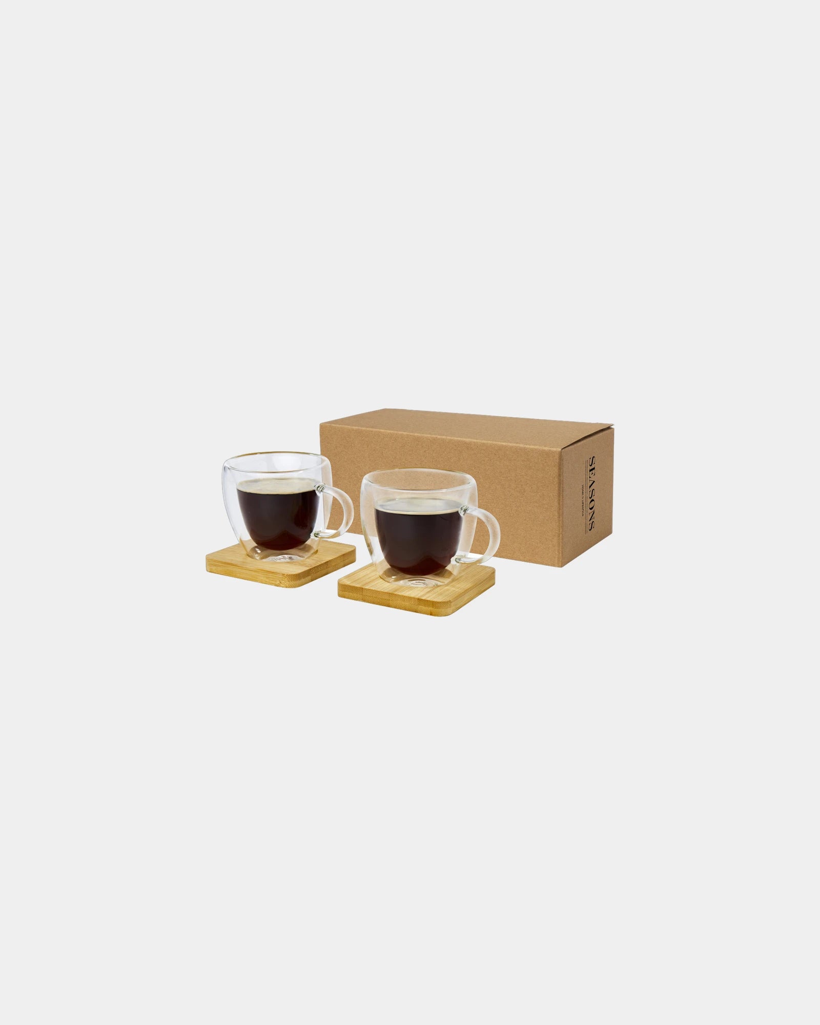 Tasse en verre borosilicate 100 ml à personnaliser - Translucide
