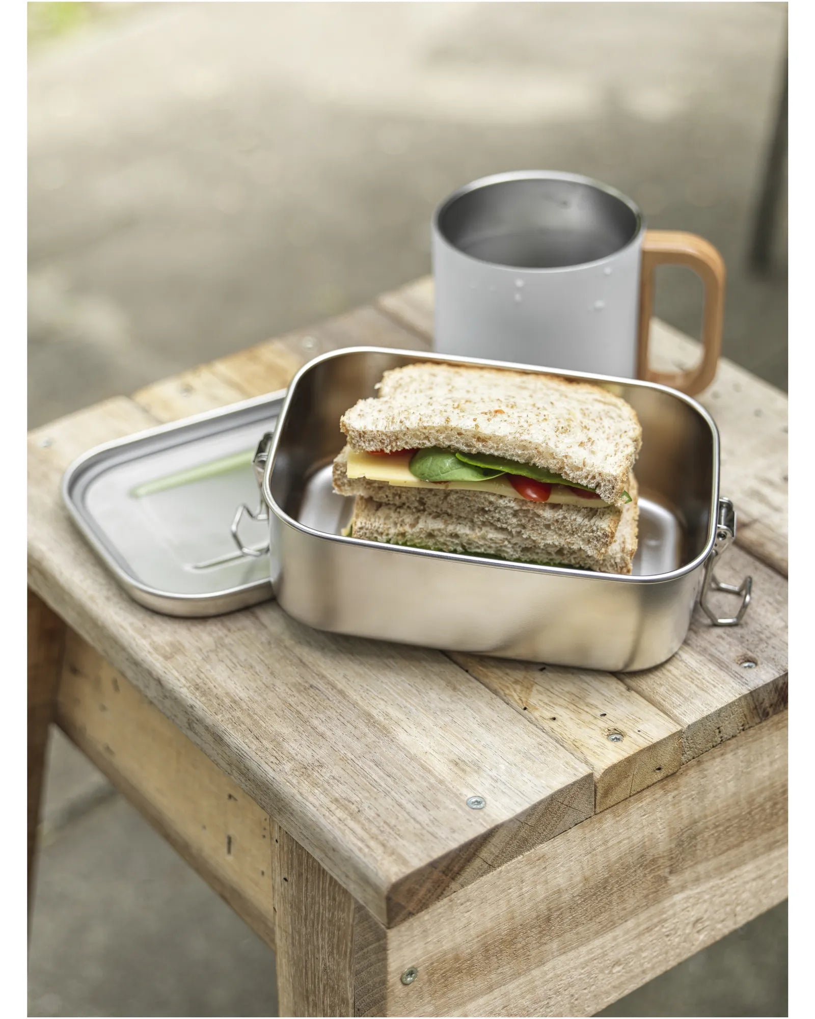 Boîte repas Titan en acier inoxydable recyclé 750 ml à personnaliser - 4