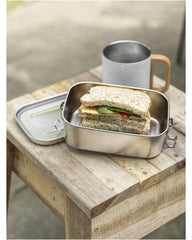 Boîte repas Titan en acier inoxydable recyclé 750 ml à personnaliser - 4