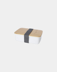 Boîte repas plastique recyclé 750 ml à personnaliser - Blanc