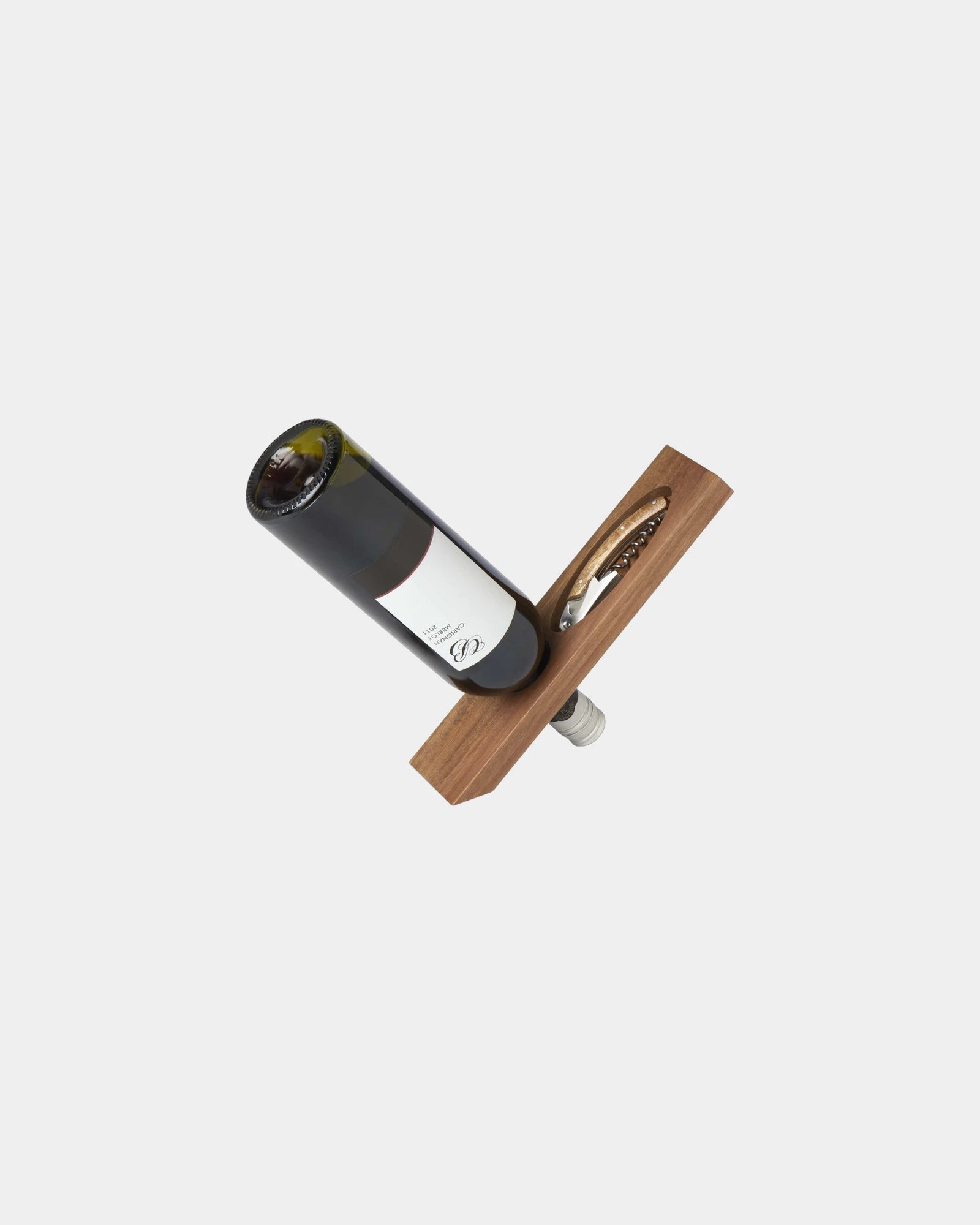 Ensemble de porte-bouteilles acacia à personnaliser - Bois