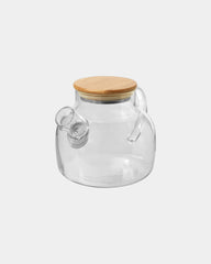 Théière en verre borosilicate 1000ml à personnaliser - Translucide