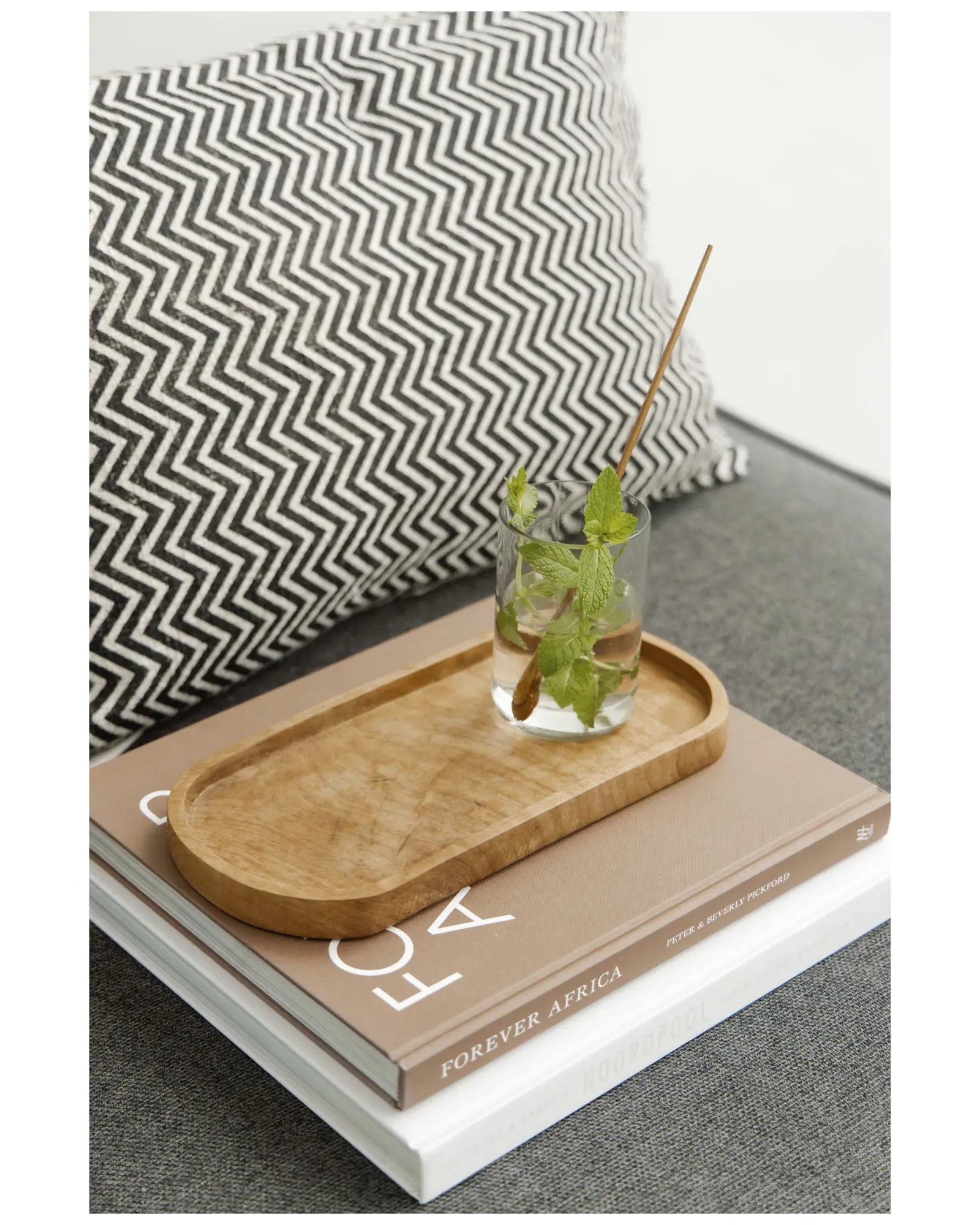 Plateau en bois recyclé à personnaliser - 4