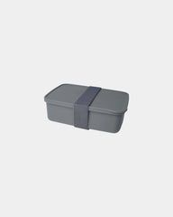Lunch box plastique PP 800 ml à personnaliser - Gris Ardoise