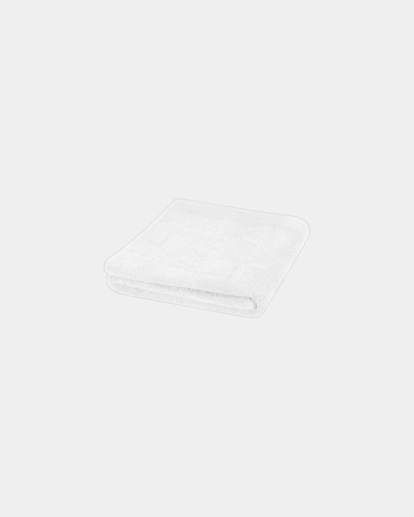 Serviette coton 550 g/m² 100x180 cm à personnaliser - Blanc