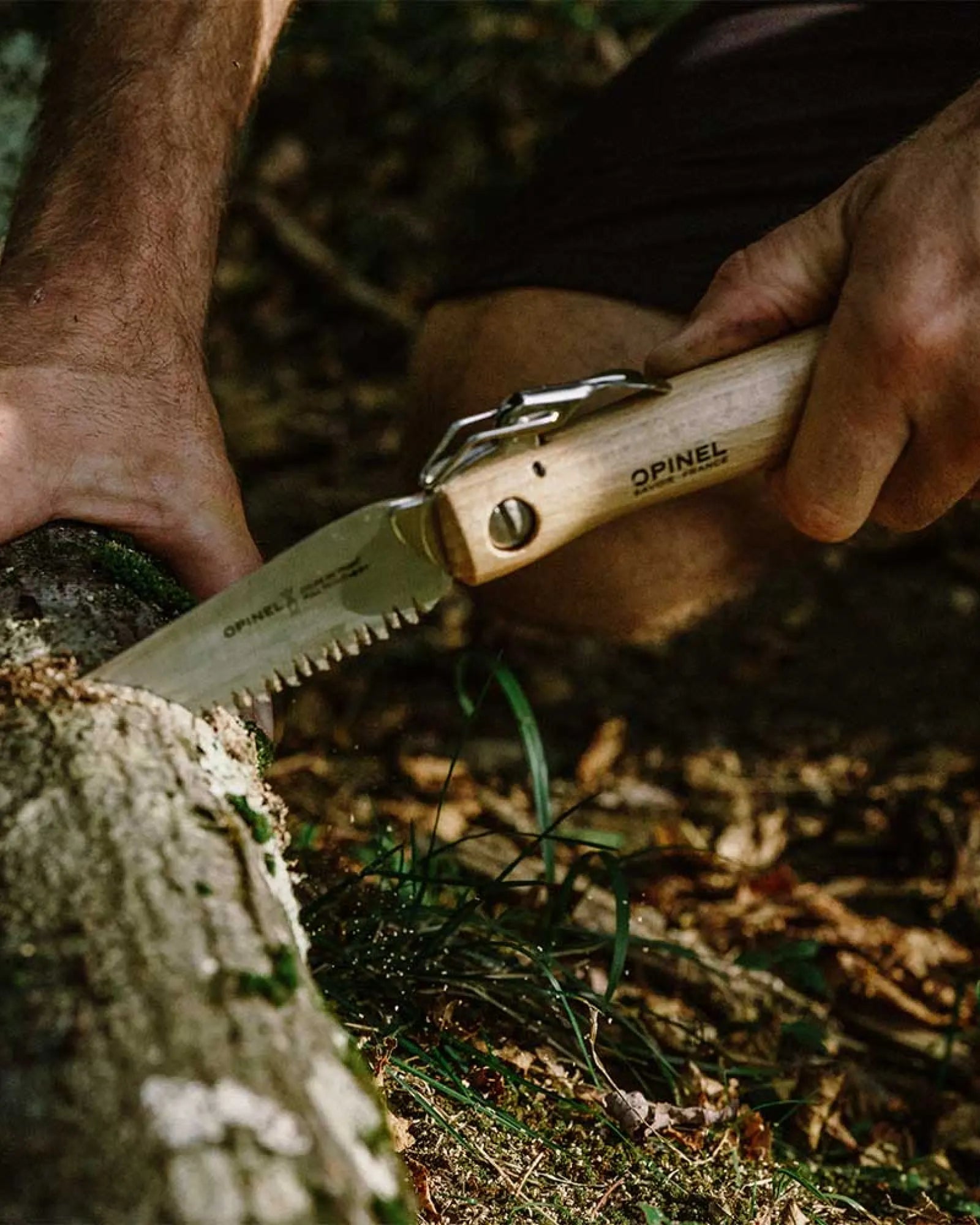 Couteau scie acier carbone Opinel N°18 à personnaliser - 6
