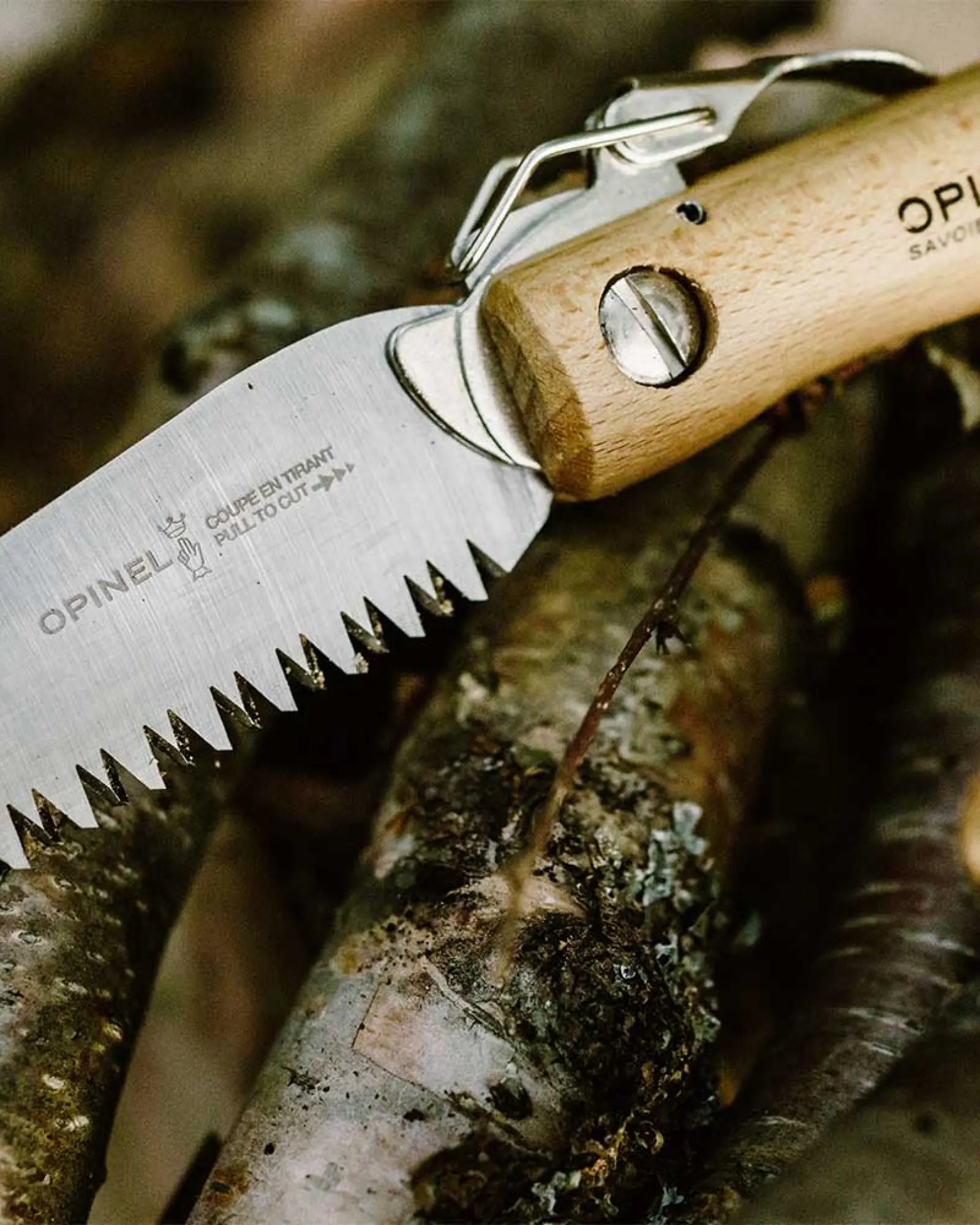 Couteau scie acier carbone Opinel N°18 à personnaliser - 4