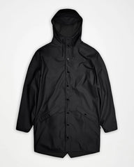 Veste imperméable unisexe Rains Long Jacket à personnaliser - Black