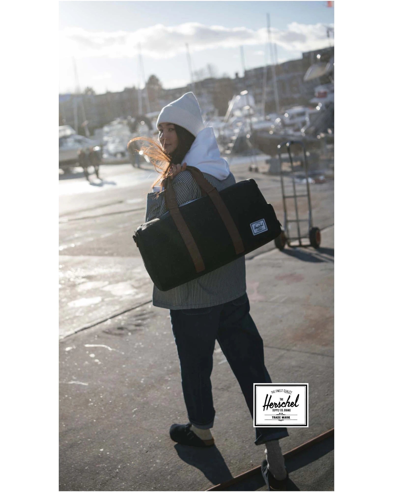 Sac de sport recyclé Herschel Novel™ 43L à personnaliser - 3