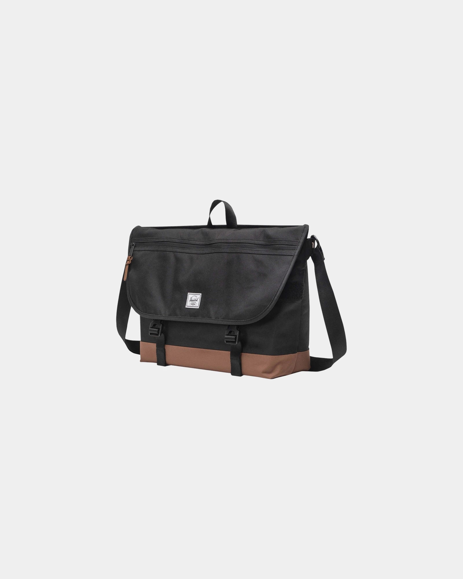 Sac messenger recyclé Herschel Cove 22,5 L à personnaliser - Noir