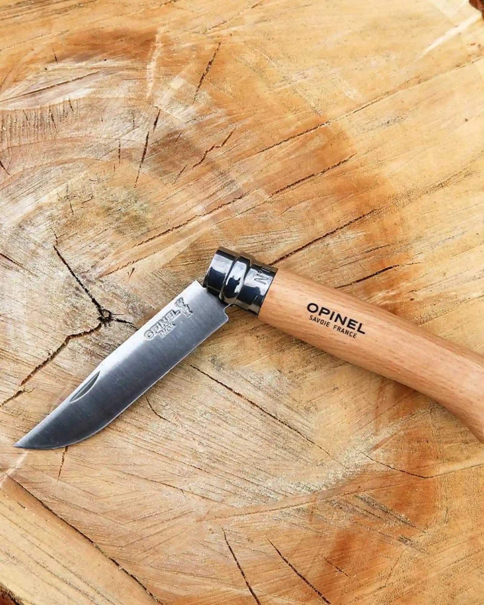 Couteau inox Opinel N°08 à personnaliser - 4
