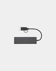 Concentrateur USB 2.0 aluminium recyclé à personnaliser - 1