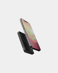 Batterie de secours magnétique 5000mAh à personnaliser - Noir